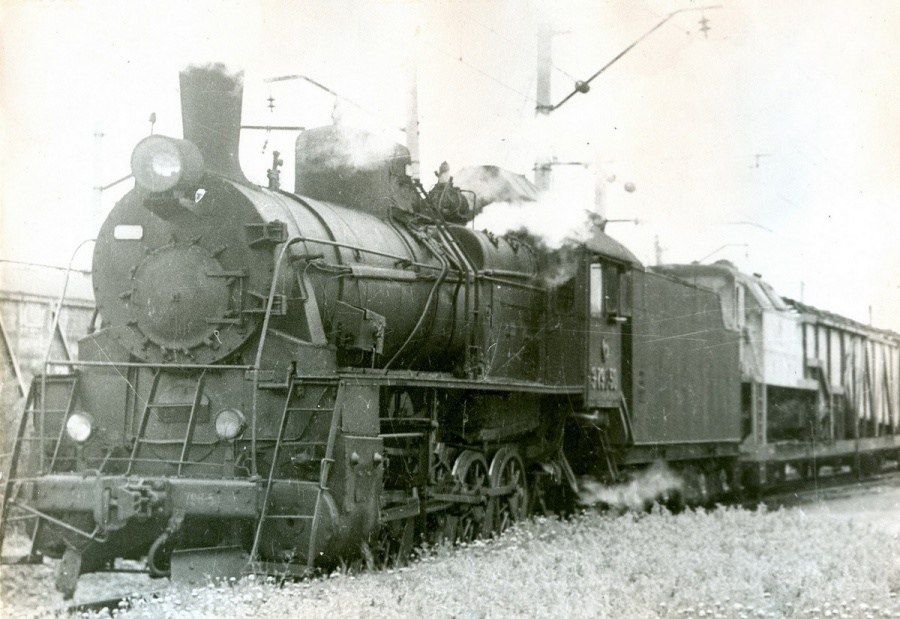 Паровоз Эр798‑58 на Петропавловском отделении ЮУЖД