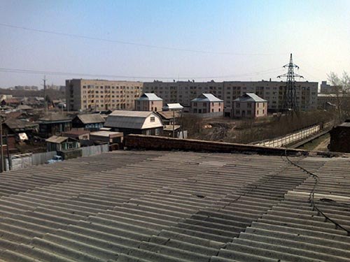Панорама с крыши электроцеха завода МЛД
