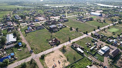 Подгора вид с коптера, район школы №14